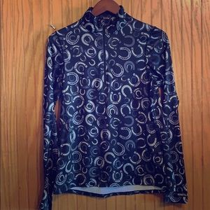 Kerrits Black and White Long Sleeve Top